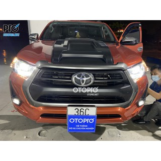 Toyota Hilux 2021 bản 2.4 bóng độ bi Led Titan