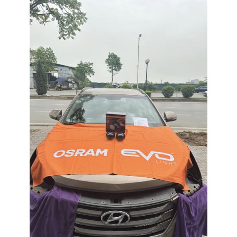 Độ đèn Hyundai SantaFe 2015 với Bi pha Osram CBI