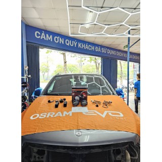 Độ đèn Mercedes ML350 với Bi pha Osram CBI