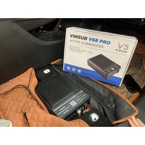 Độ loa sub điện Vinsub VS8 PRO cho MG RX5