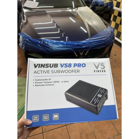 Độ loa sub điện Vinsub VS8 PRO cho Vinfast Lux A