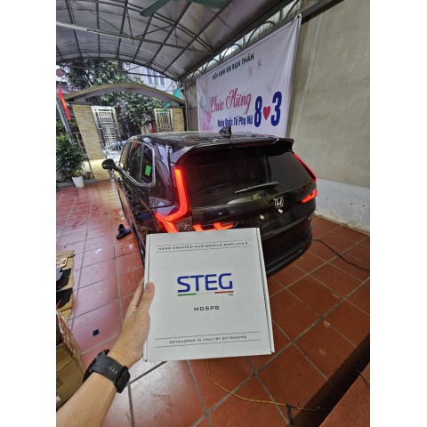 Độ loa sub hơi cho Honda CRV