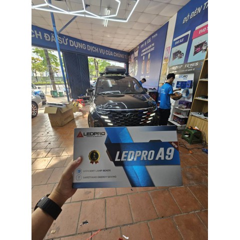 Độ đèn Hyundai Custin với Bi gầm A9LedPro