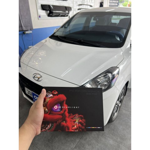 Độ đèn Hyundai i10 2023 với Bóng Lumi Led FS90 H7