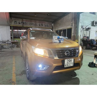 Độ đèn Nissan Navara với Bi gầm A9 LedPro