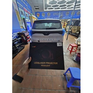 Độ đèn Vinfast Lux SA với Bi pha Bullvision Z6