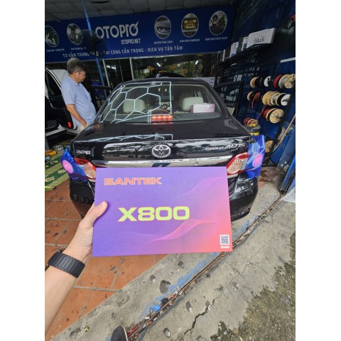 Màn hình android ô tô Santek X800 cho Toyota Corolla Altis