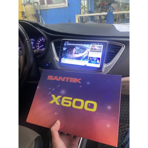 Màn hình android ô tô Santek X600 cho Hyundai Accent