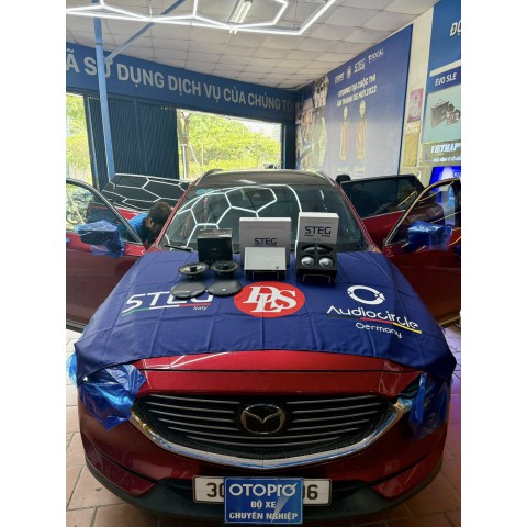 Mazda CX8 nâng cấp âm thanh