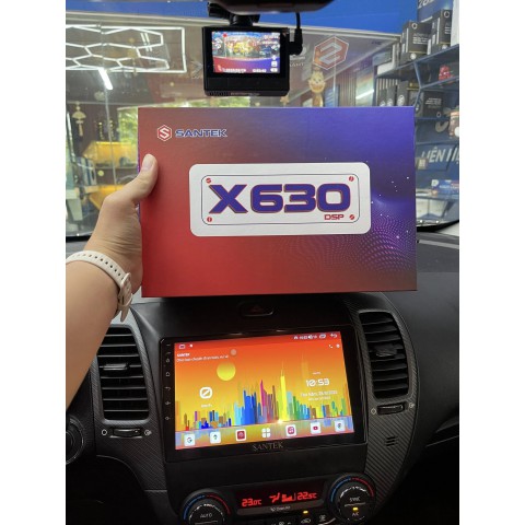 Màn hình android ô tô Santek X630 cho Kia Cerato 2018