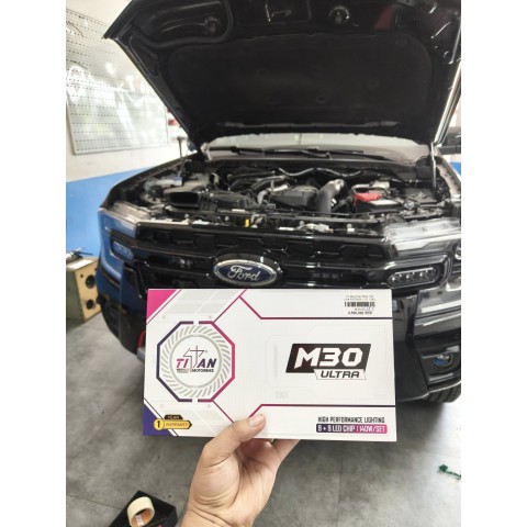 Độ đèn Ford Ranger với Bóng M30