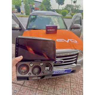 Màn hình android ô tô Santek x900s cho Ford Everest Màn hình android ô tô Santek x900s cho Ford Everest