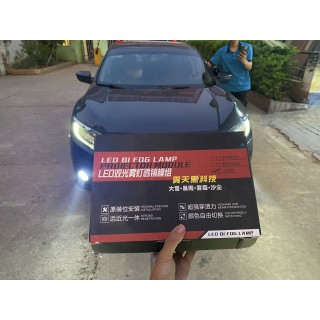 Độ đèn Honda Civic với bi gầm Fog lamp