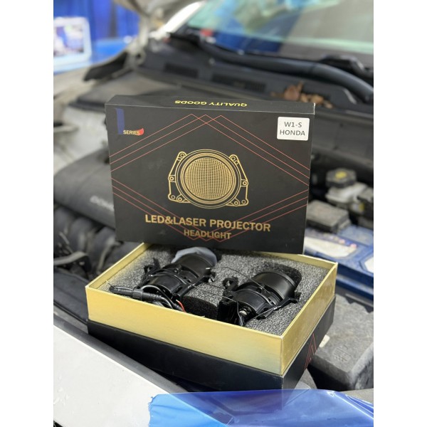 Độ đèn Hyundai Kona với bi gầm W1S Độ đèn Hyundai Kona với bi gầm W1S
