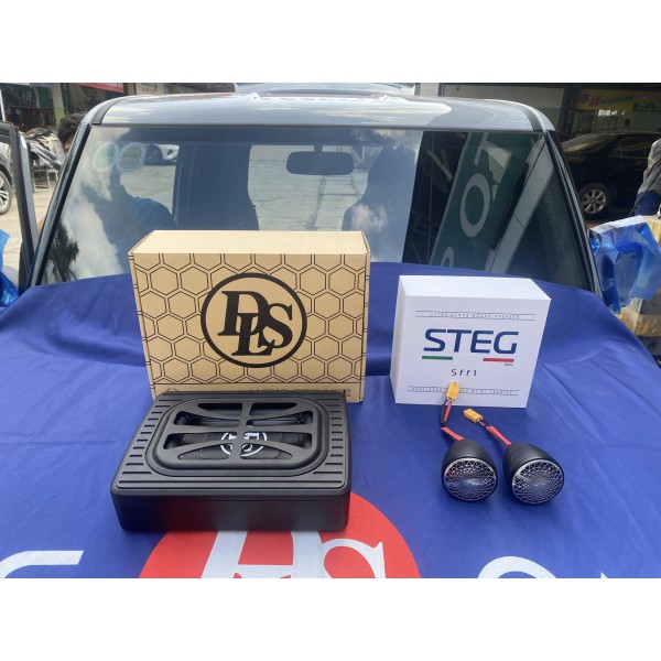 Độ loa xe Vinfast VF3 với loa Mid - Treble và Sub điện Độ loa xe Vinfast VF3 với loa Mid - Treble và Sub điện