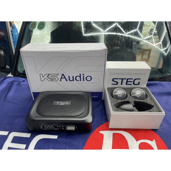 Độ loa xe Vinfast VF3 với loa STEG SFF1 và KS Audio KS69 Độ loa xe Vinfast VF3 với loa STEG SFF1 và KS Audio KS69