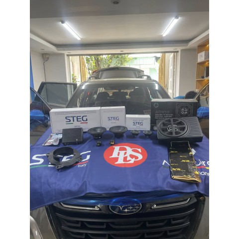Nâng cấp cấu hình âm thanh 3way cho Subaru Forester