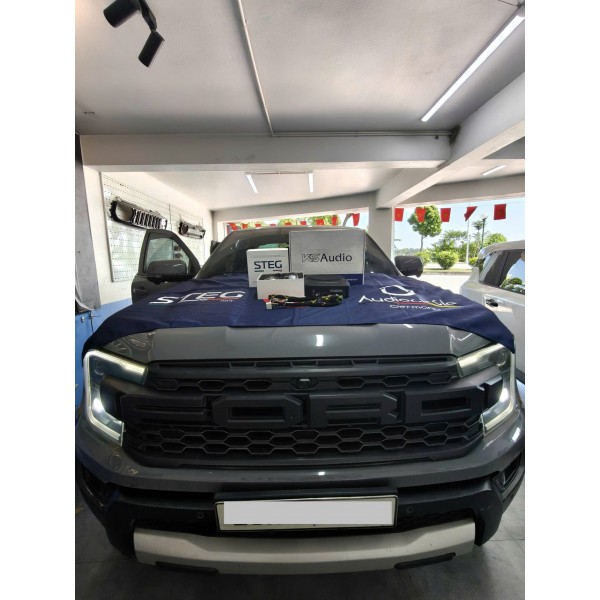 Độ loa Mid - Treble và sub điện cho ô tô cho Ford Raptor Độ loa Mid - Treble và sub điện cho ô tô cho Ford Raptor