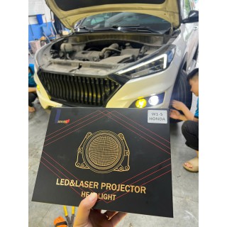 Độ đèn Hyundai Tucson 2019 với bi gầm W1-S