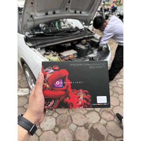 Độ đèn Mitsubishi Outlander với bóng led FS90 Độ đèn Mitsubishi Outlander với bóng led FS90