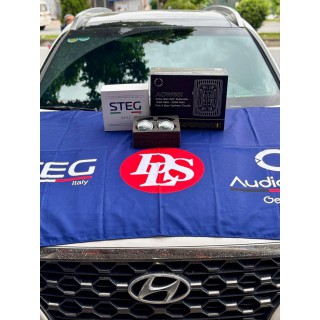 Độ loa Mid - Treble và sub điện cho ô tô cho Hyundai SantaFe Độ loa Mid - Treble và sub điện cho ô tô cho Hyundai SantaFe