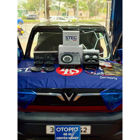 Nâng cấp gói âm thanh bổ xung loa zin cho Vinfast VF3