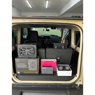 Độ loa Mid - Treble và sub điện cho ô tô cho Suzuki Jimny Độ loa Mid - Treble và sub điện cho ô tô cho Suzuki Jimny