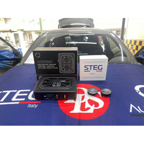 Độ loa Mid - Treble và sub điện cho ô tô cho Vinfast VF8