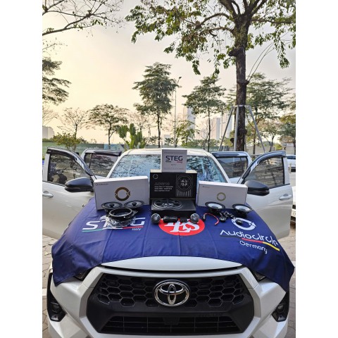 Nâng cấp âm thanh AudioCircle cho xe Toyota Hilux
