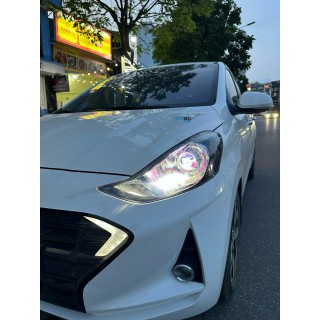 Độ đèn Hyundai I10 với bi Laser Kus