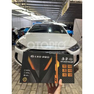 Độ đèn gầm xe Hyundai Elantra với bi gầm A9 Led Pro