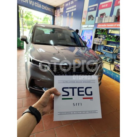 Độ loa xe Kia Canival với loa Mid - Treble STEG SFF1