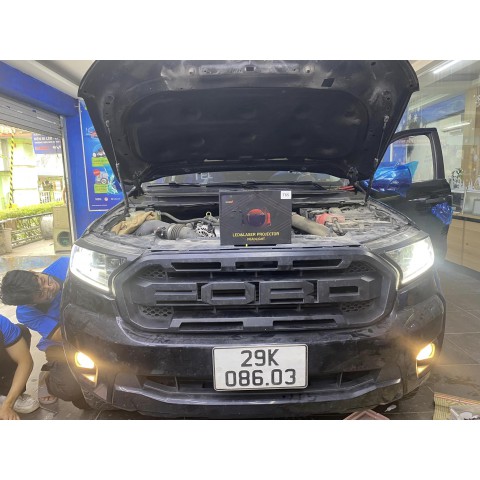 Độ đèn Ford Ranger với Bi T6S