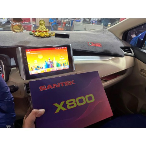 Màn hình android ô tô Santek x800 cho Mitsubishi Xpander 2019