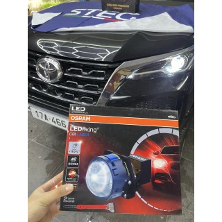 Độ đèn Toyota Fortuner với Bi osram laser và bi gầm 2 inch W7