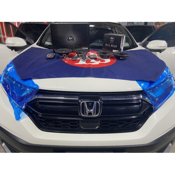 Độ loa Honda CR-V với cấu hình âm thanh loa DLS MB6.2