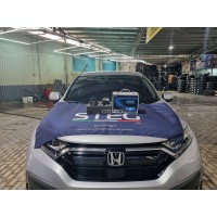 Độ đèn Honda CRV 2021 với siêu phẩm bi Laser EVO LIGHT SLE