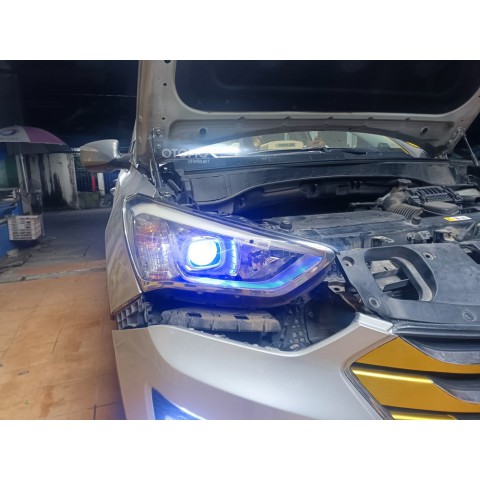Độ đèn Hyundai SantaFe với siêu phẩm VNlight GEN 1