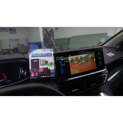 Android box Safeview cho Peugeot nâng cấp màn hình zin thành Android
