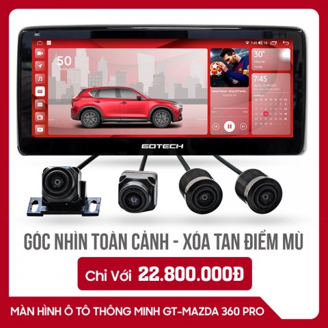 Màn hình Android ô tô thông minh GOTECH GT Mazda 360 Pro