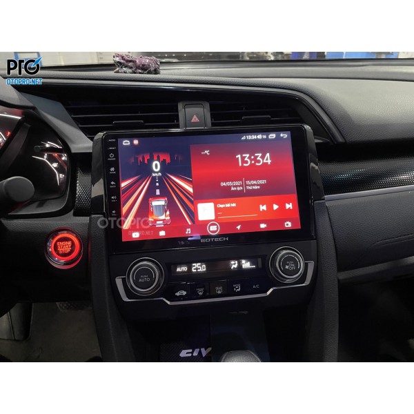 Honda Civic 2020 lắp màn hình Android Gotech GT8 Max