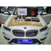 Độ loa BMW X1 với cấu hình âm thanh loa STEG