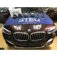 Độ loa BMW X3 với cấu hình âm thanh loa STEG