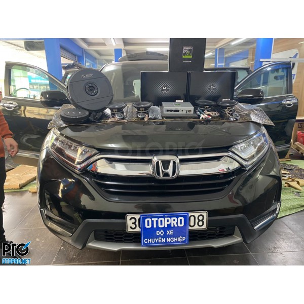 Độ loa Honda CRV 2019 với cấu hình âm thanh loa DLS MC6.2
