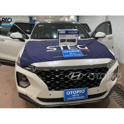 LẮP ĐẦU PHÁT HI-RES ALPINE UTX-M08 cho Hyundai Santafe 2020 
