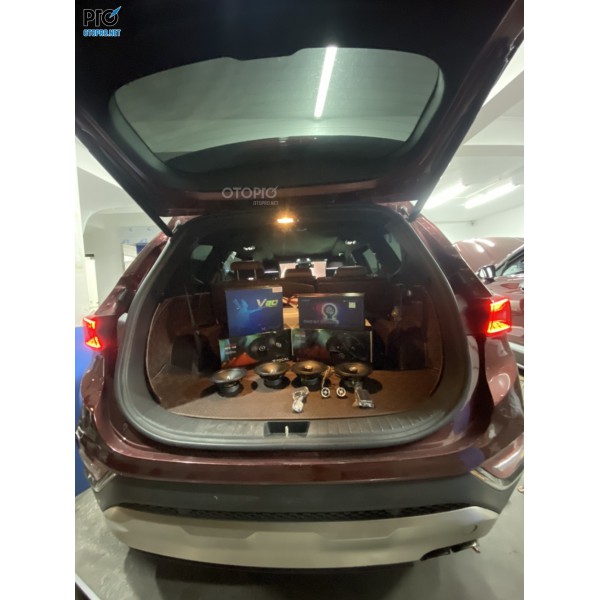 Độ loa Hyundai Santafe 2020 với cấu hình âm thanh loa Focal RSE 165