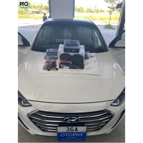 Độ loa Hyundai Elantra với cầu hình âm thanh loa Hertz DSK 170.3