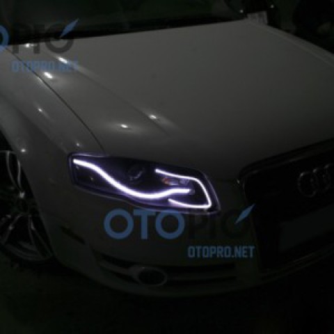 Độ dải LED mí khối đèn pha cho xe Audi A4
