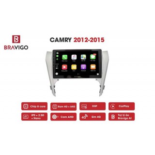 Đầu màn hình android ô tô Bravigo cho xe Toyota Camry