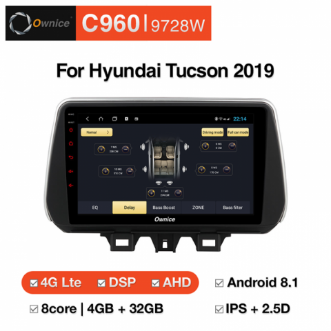 Đầu màn hình android ô tô Ownice C960 cho xe Hyundai Tucson